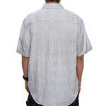 Wavy Striped Shirt Blue - LIKELIHOOD