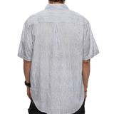 Wavy Striped Shirt Blue - LIKELIHOOD