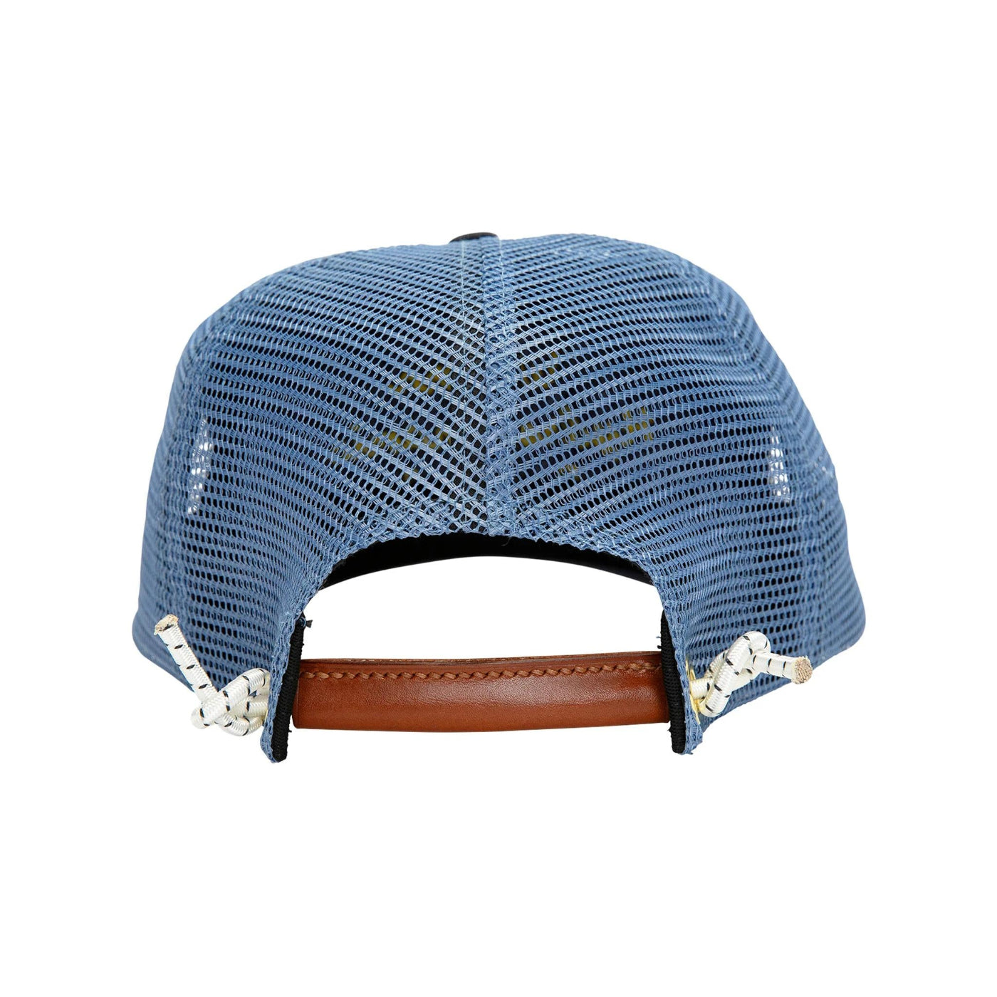 Waxed Script Trucker Navy
