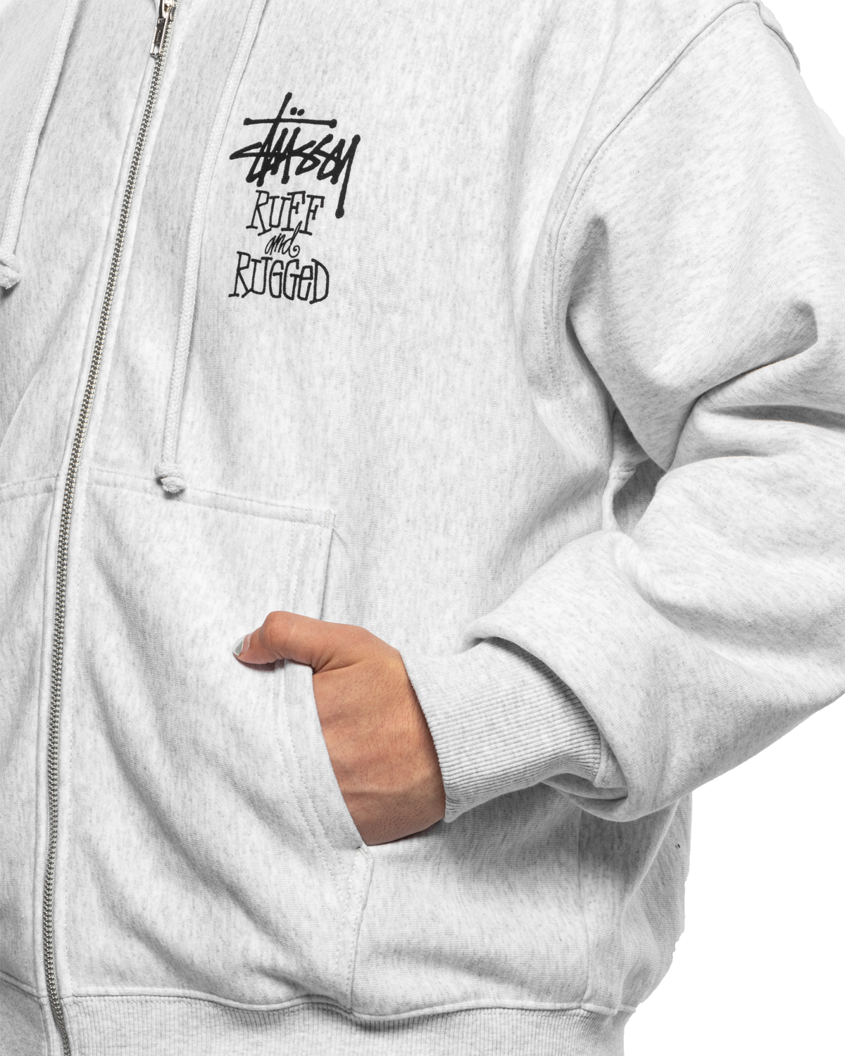 Well Suited Zip Hoodie Ash Heather