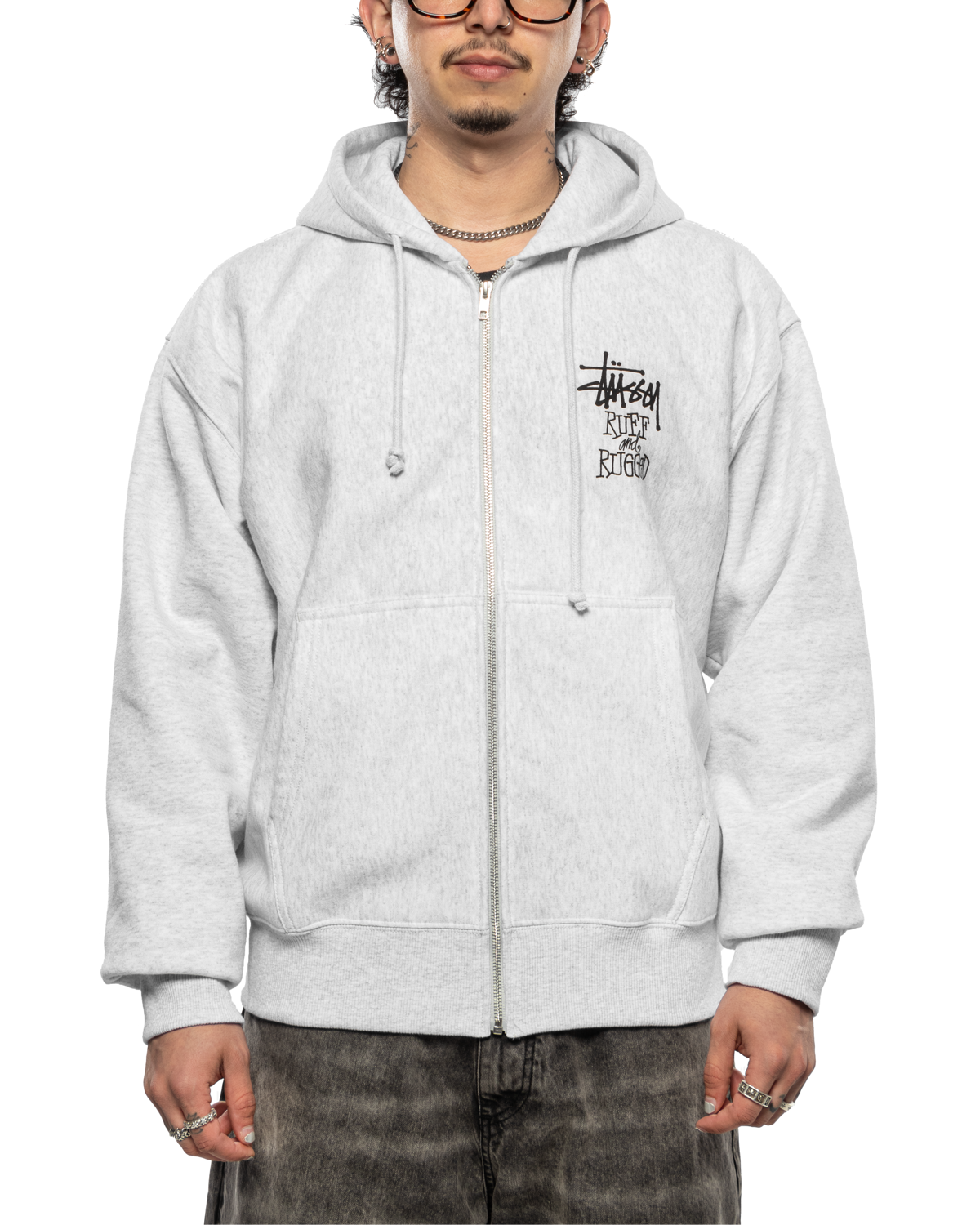 Well Suited Zip Hoodie Ash Heather
