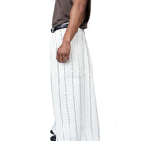 White Panelled Denim - LIKELIHOOD