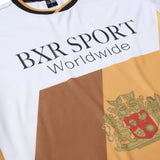 Crest Soccer Jersey White w/Gold