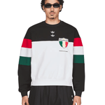 Willy Chavarria Crew Sweatshirt Black/White - LIKELIHOOD