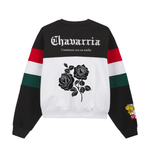 Willy Chavarria Crew Sweatshirt Black/White - LIKELIHOOD