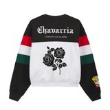 Willy Chavarria Crew Sweatshirt Black/White - LIKELIHOOD