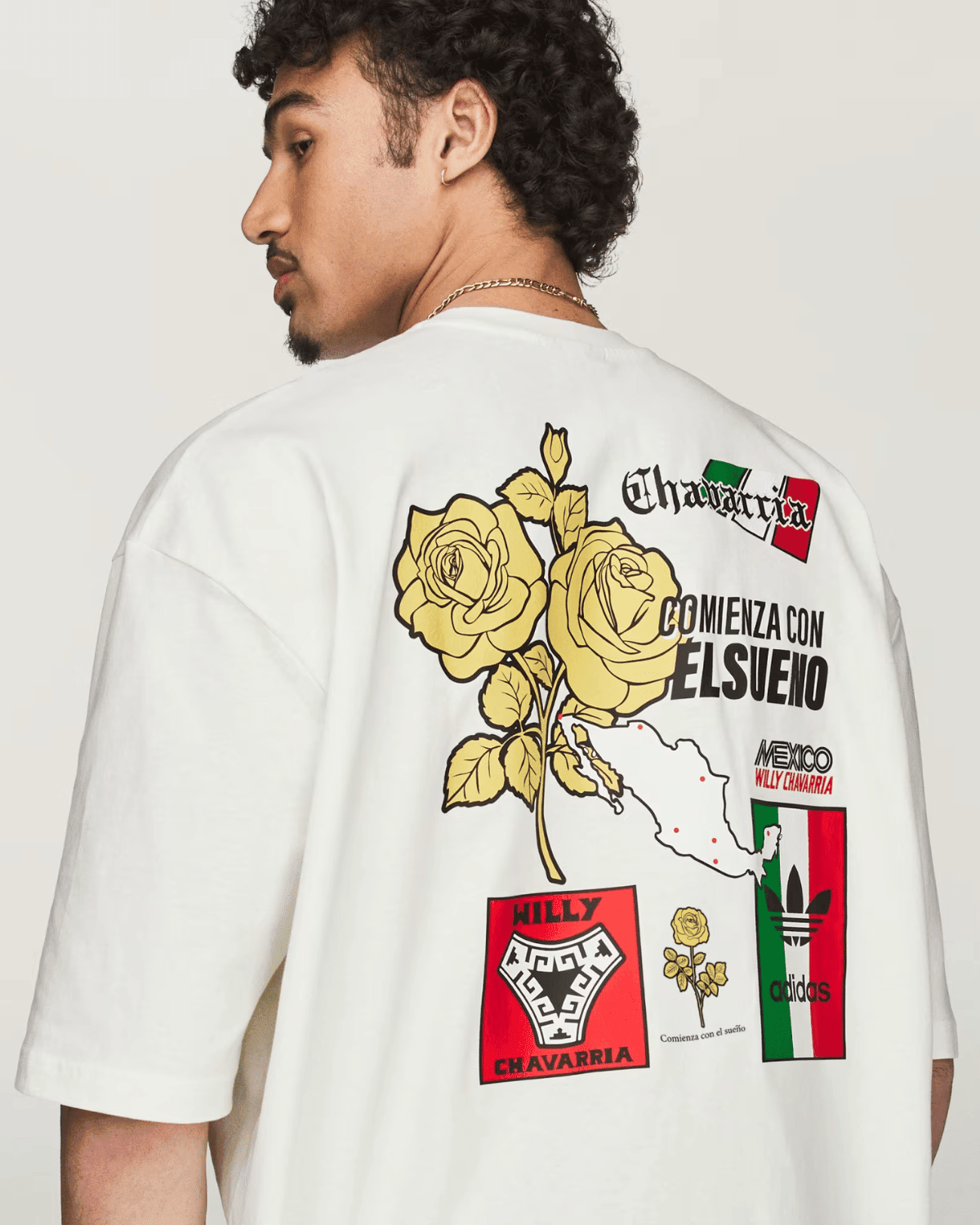 Willy Chavarria Graphic Tee Owhite - LIKELIHOOD