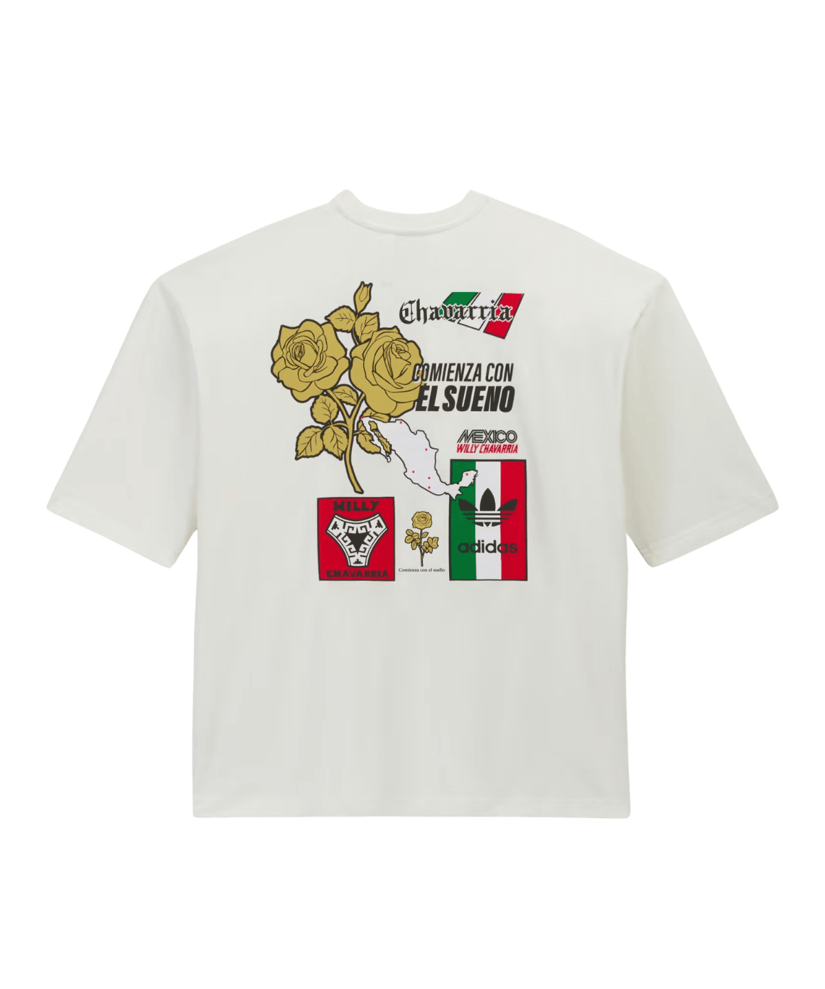 Willy Chavarria Graphic Tee Owhite - LIKELIHOOD