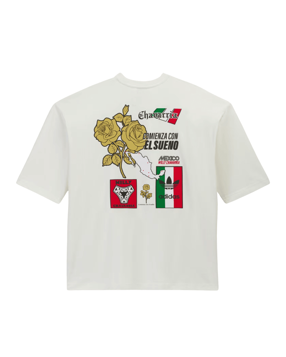 Willy Chavarria Graphic Tee Owhite - LIKELIHOOD