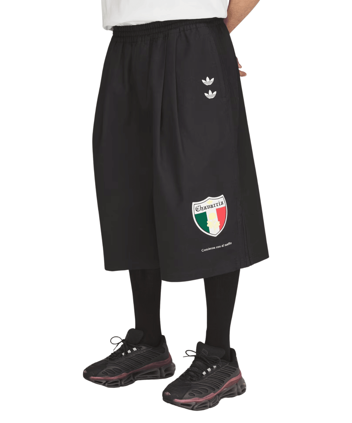 Willy Chavarria Long Short Black - LIKELIHOOD