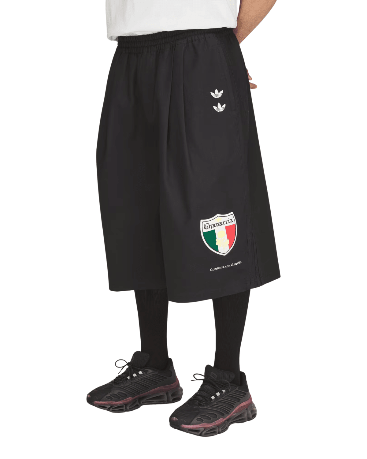 Willy Chavarria Long Short Black - LIKELIHOOD