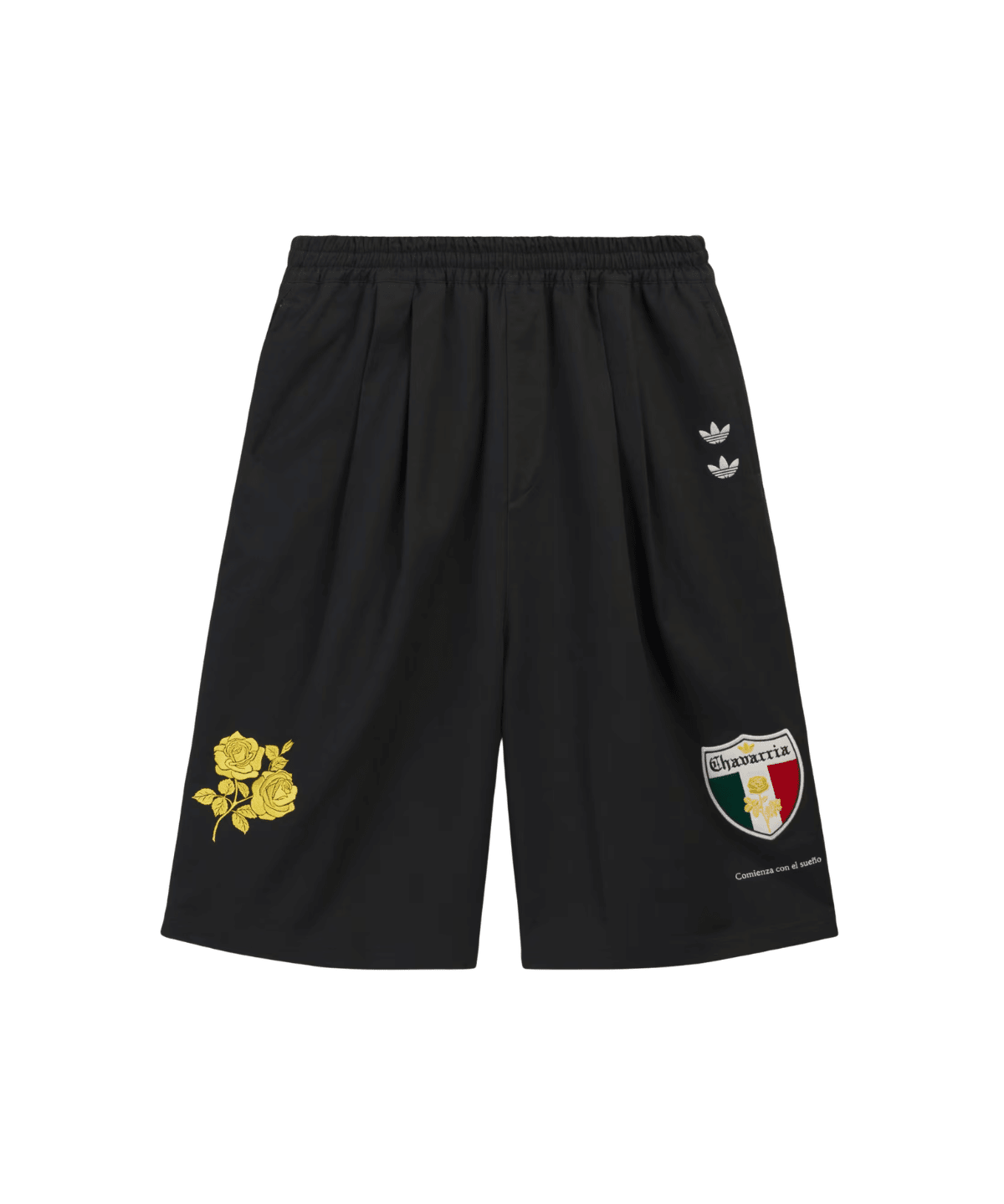 Willy Chavarria Long Short Black - LIKELIHOOD