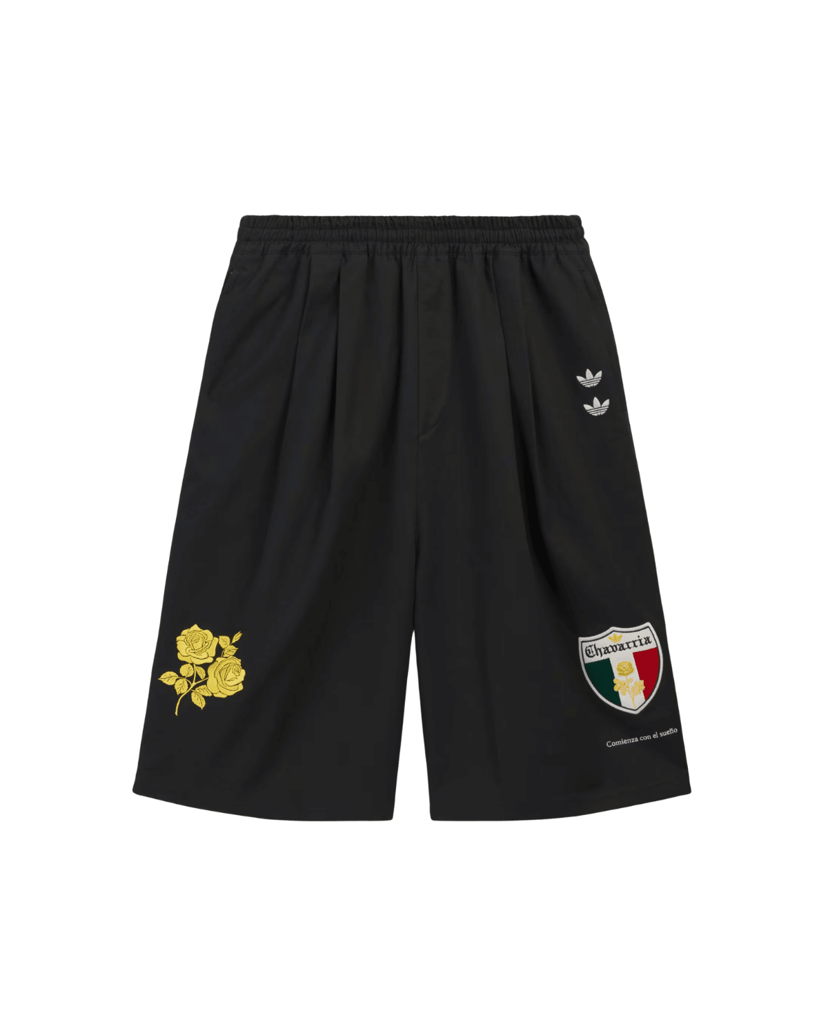 Willy Chavarria Long Short Black - LIKELIHOOD