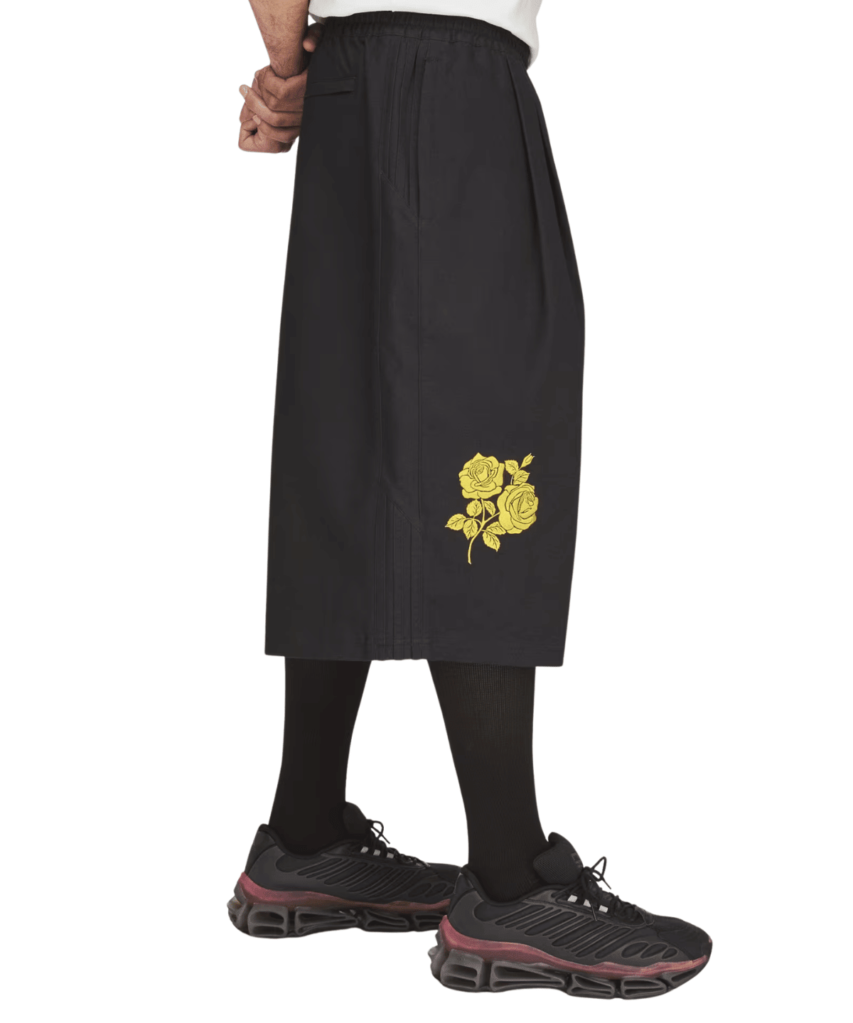 Willy Chavarria Long Short Black - LIKELIHOOD