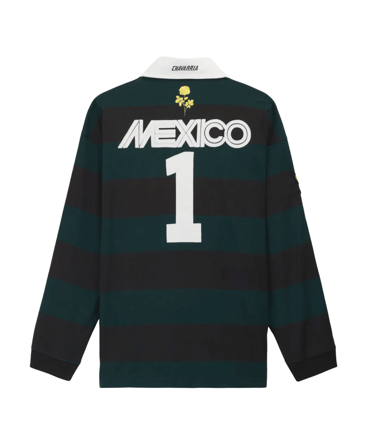 Willy Chavarria Ls Rugby Black/Aurivy - LIKELIHOOD