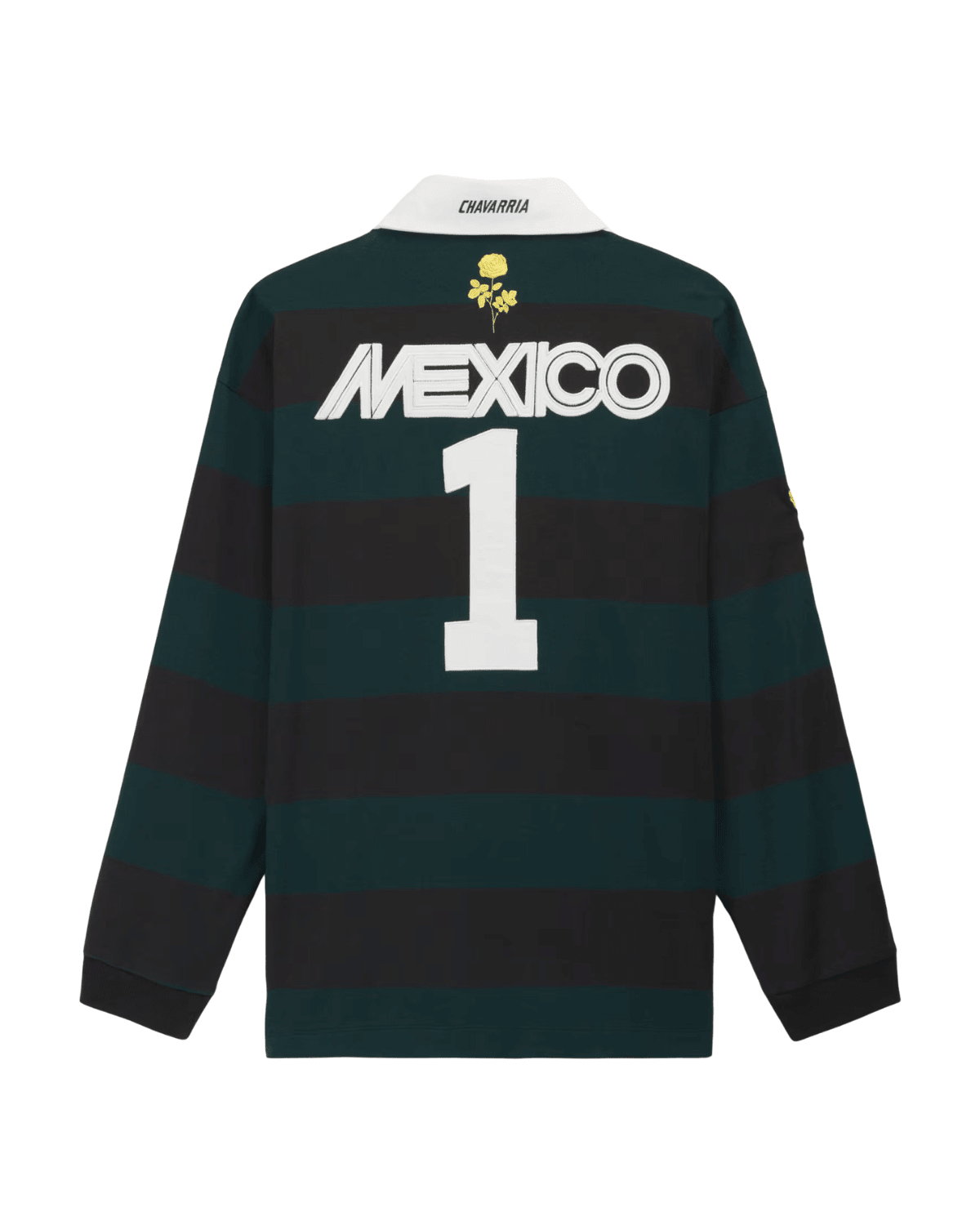 Willy Chavarria Ls Rugby Black/Aurivy - LIKELIHOOD