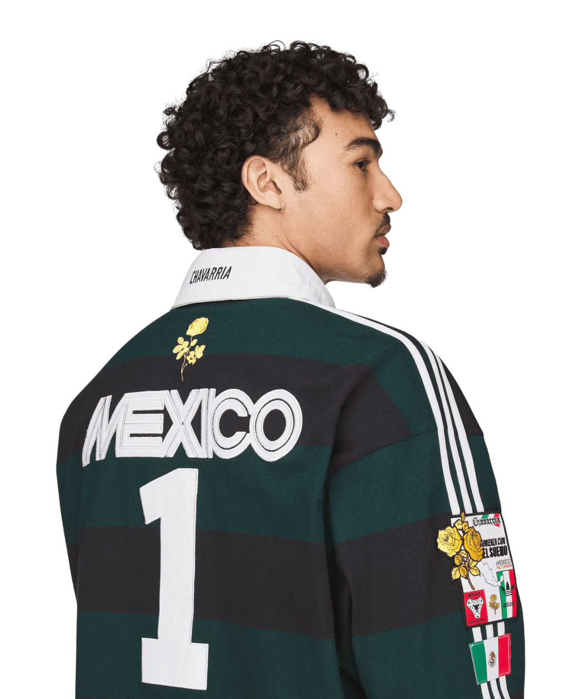 Willy Chavarria Ls Rugby Black/Aurivy - LIKELIHOOD