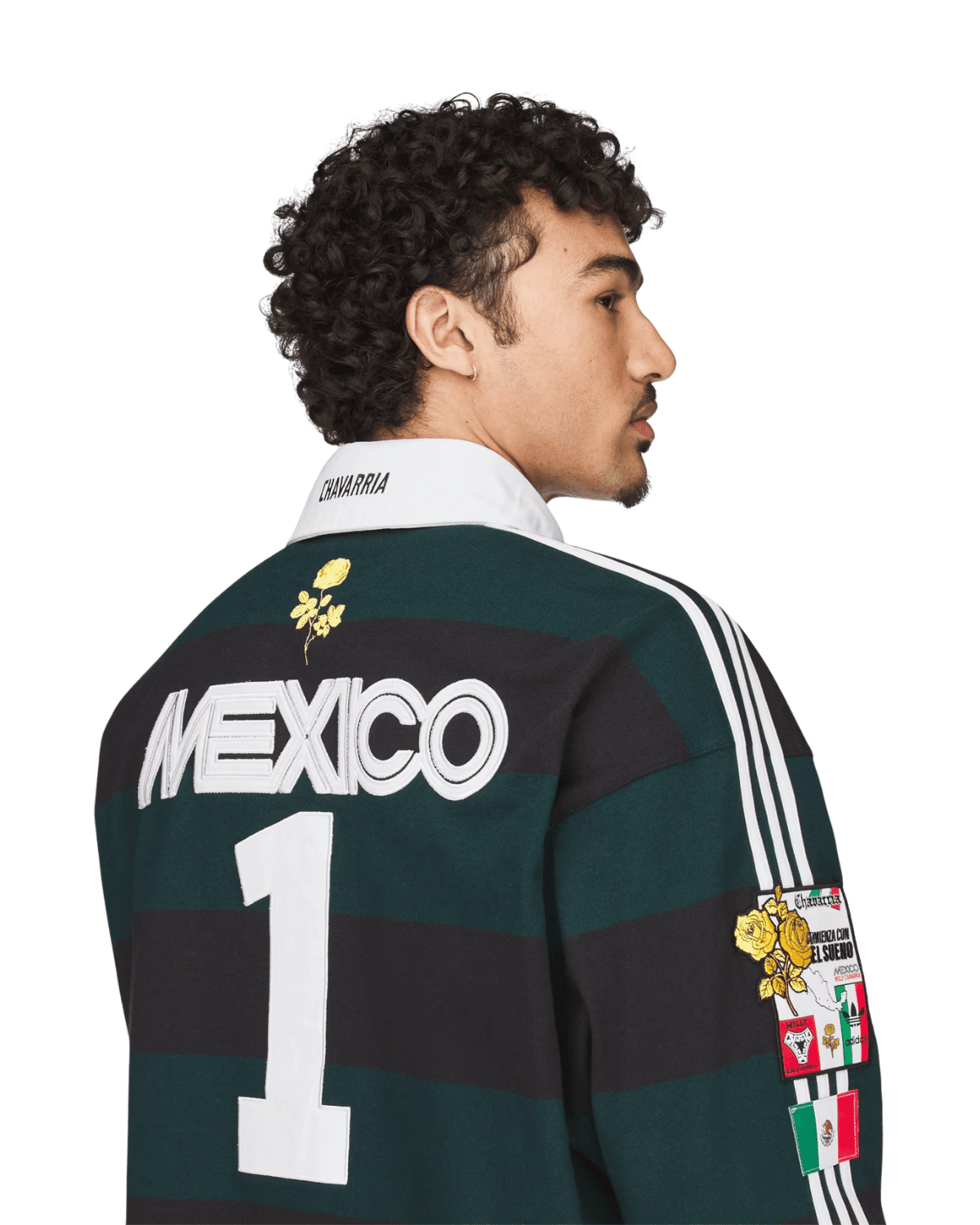 Willy Chavarria Ls Rugby Black/Aurivy - LIKELIHOOD