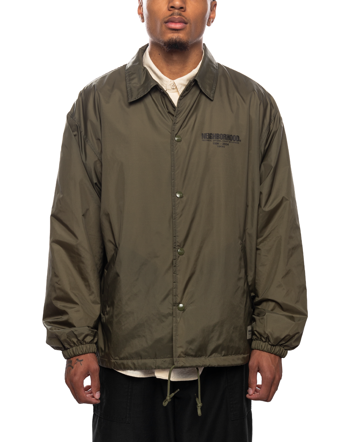 WindBreaker Coach Jacket Olive Drab