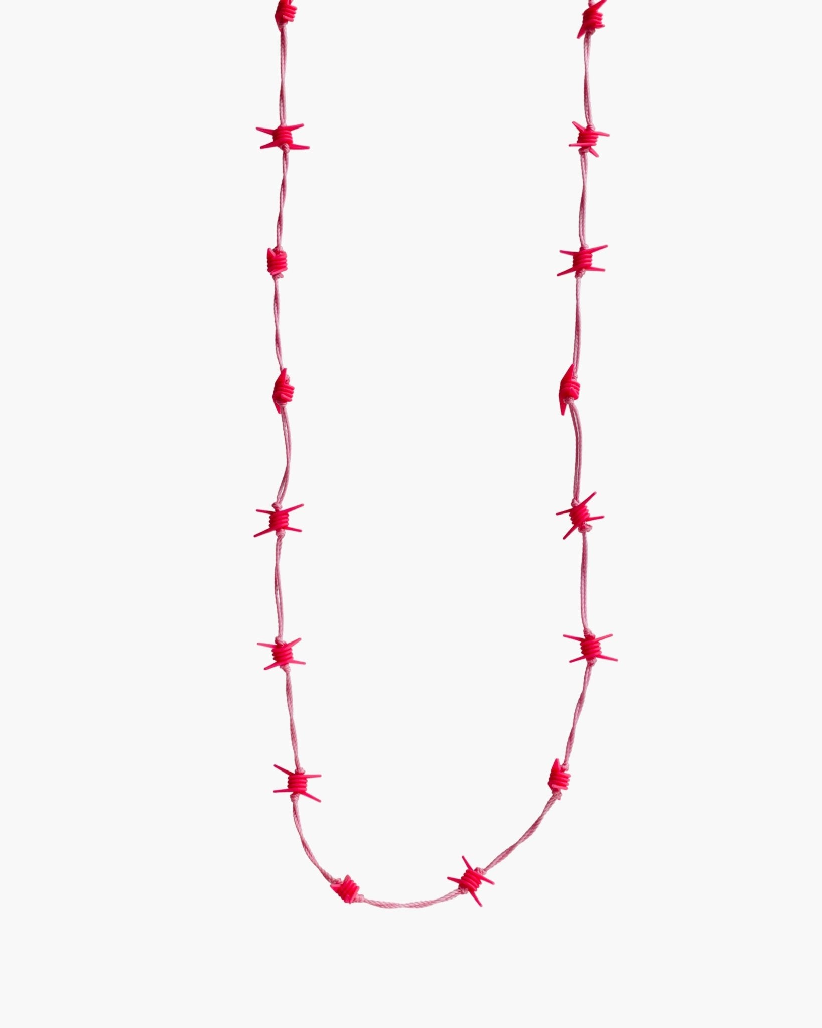 Wire Necklace Pink - LIKELIHOOD