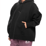Wmns Flight Fleece Pullover Hoodie Black - LIKELIHOOD