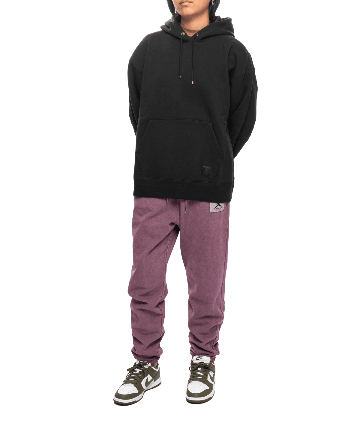 Wmns Flight Fleece Pullover Hoodie Black - LIKELIHOOD