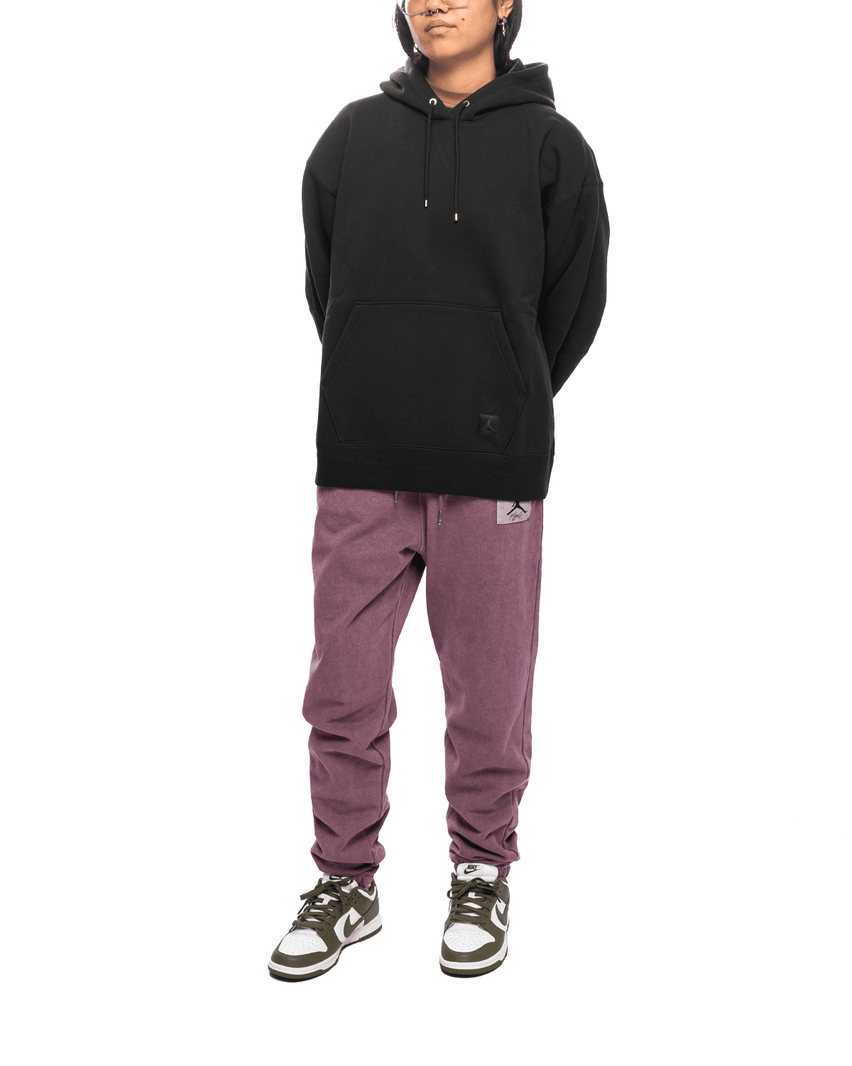 Wmns Flight Fleece Pullover Hoodie Black - LIKELIHOOD