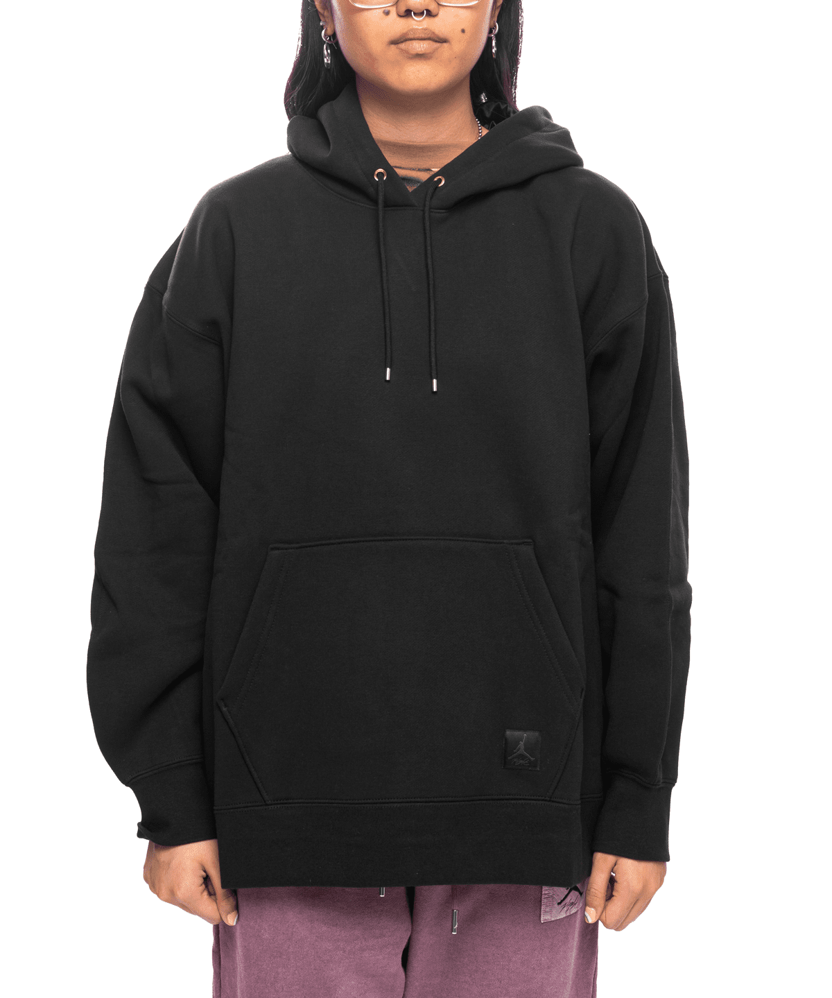Wmns Flight Fleece Pullover Hoodie Black - LIKELIHOOD