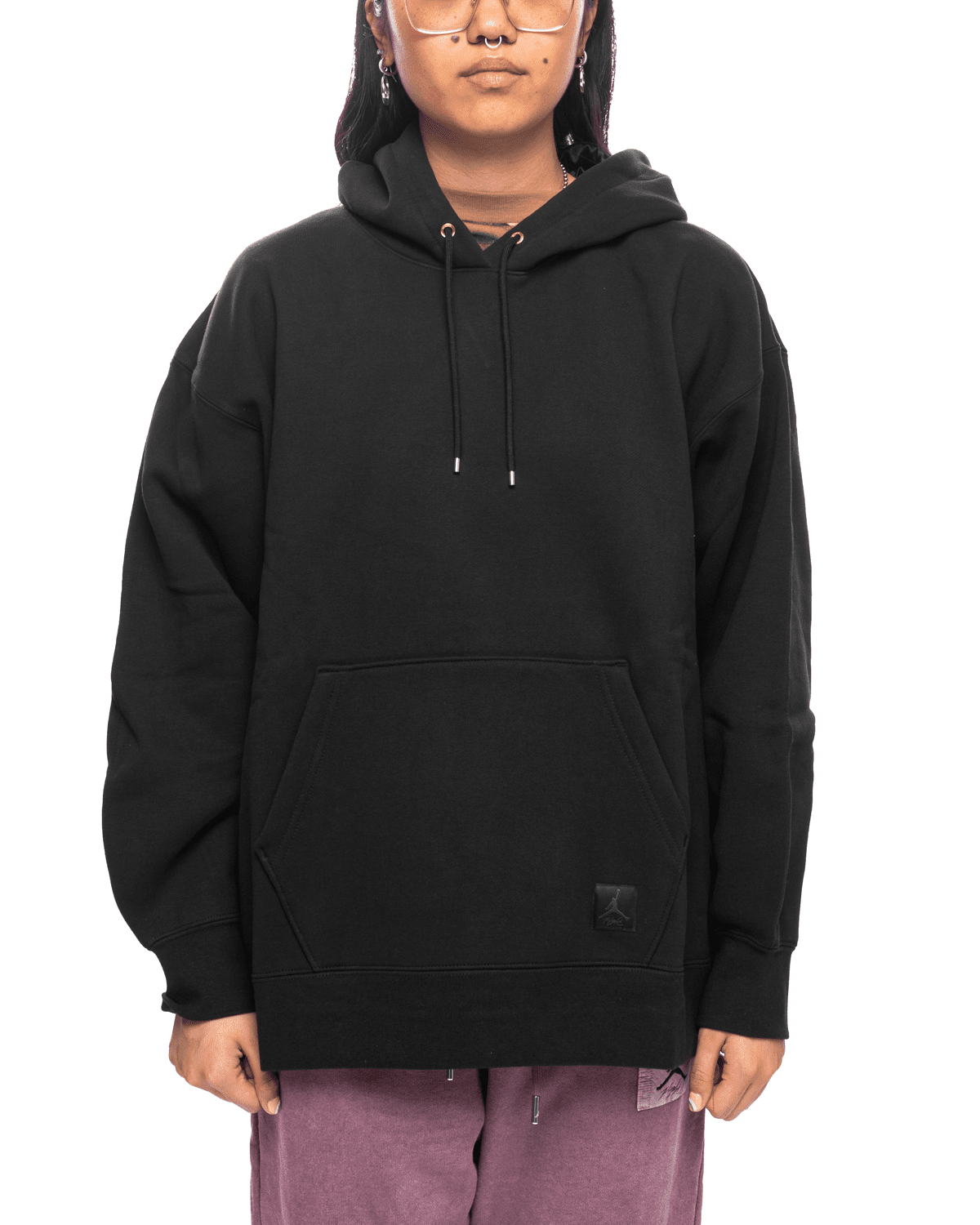 Wmns Flight Fleece Pullover Hoodie Black - LIKELIHOOD