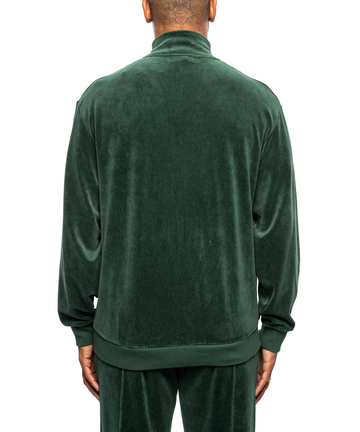 Wordmark Velour Jacket Pine - LIKELIHOOD