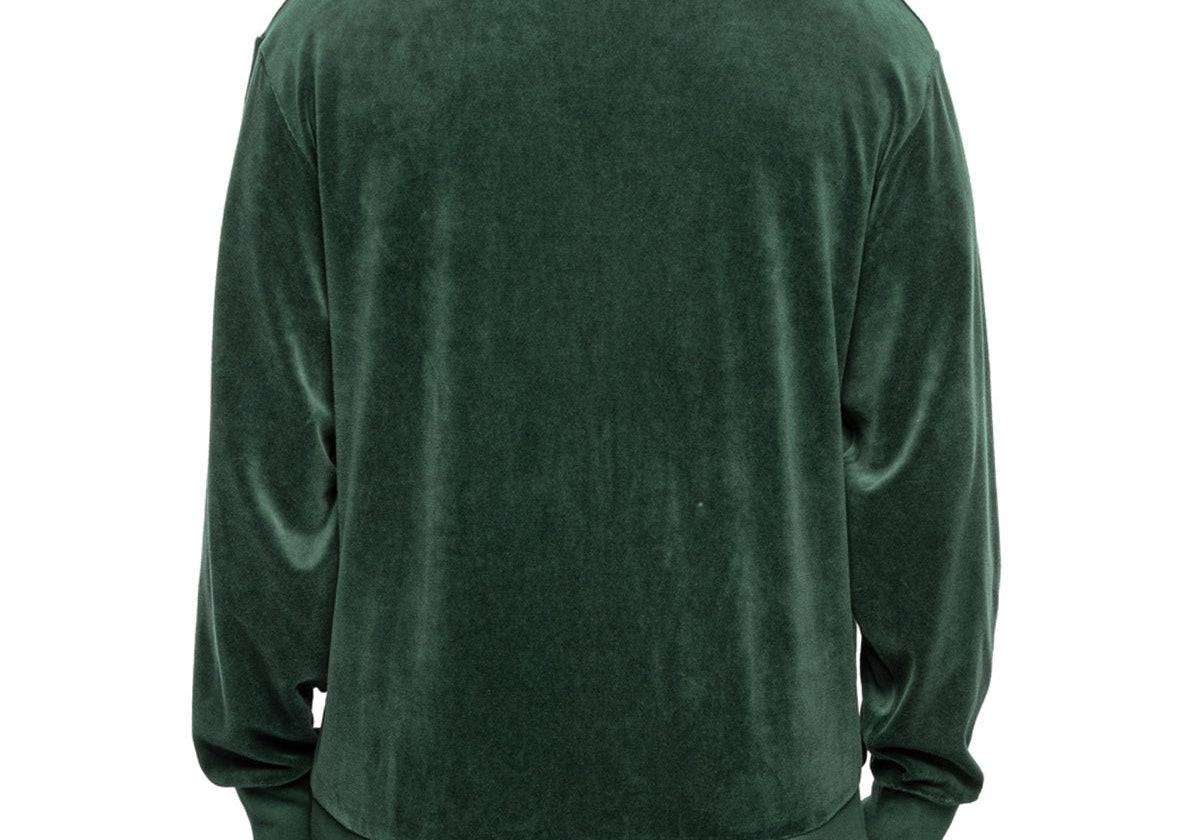 Wordmark Velour Jacket Pine - LIKELIHOOD