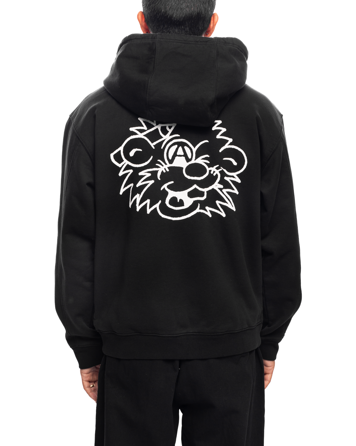 Jiblets Zip Up Hooded Sweatshirt Black
