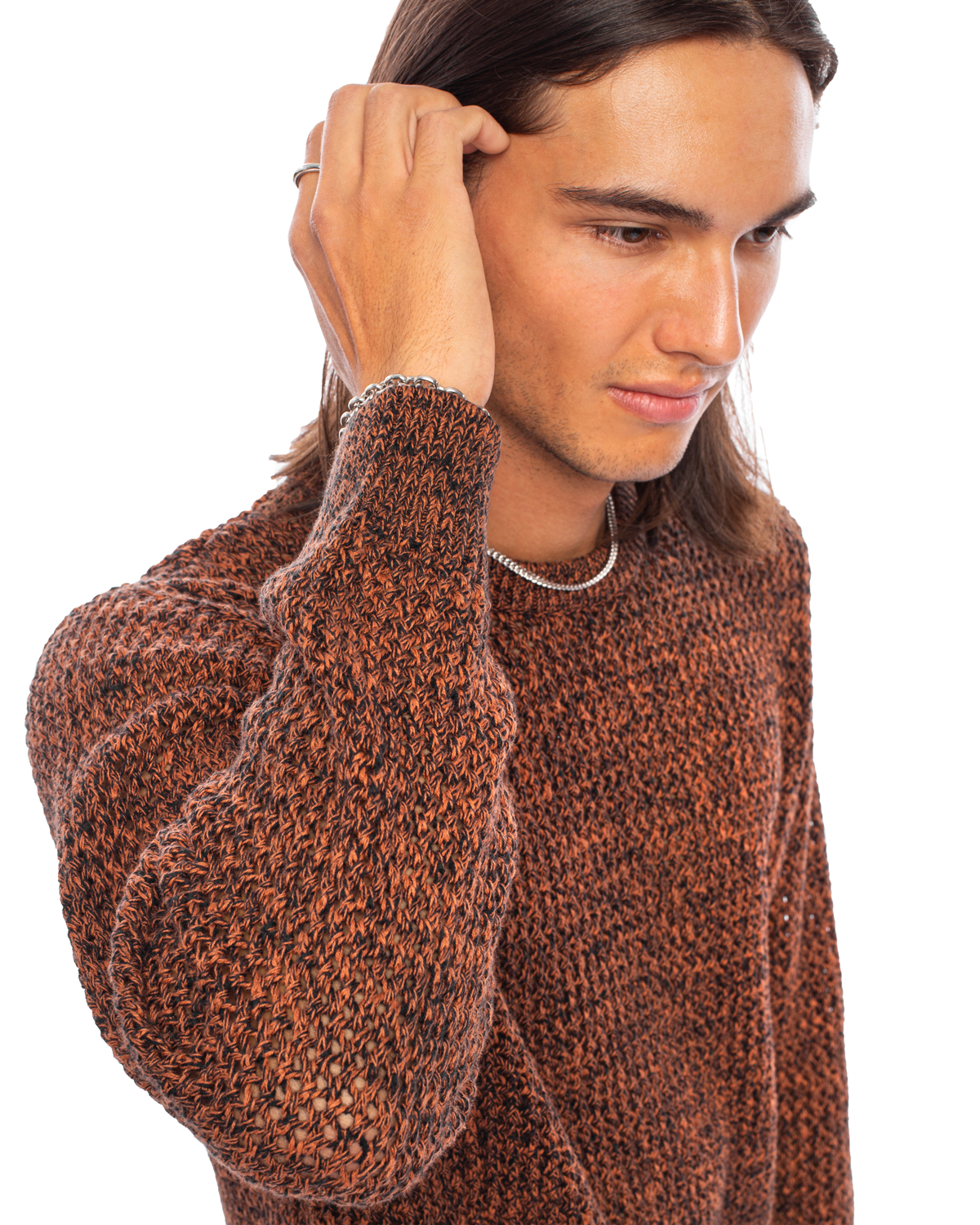 2 Tone Loose Gauge Sweater