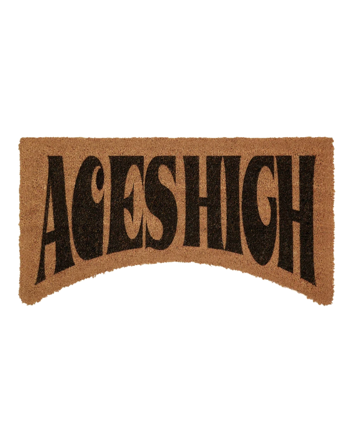 Aces Door Mat Natural/Black