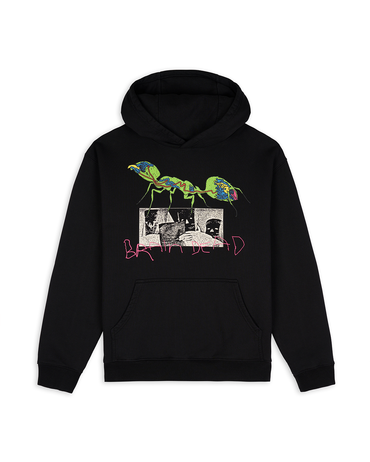 Ant War Hooded Sweatshirt Black