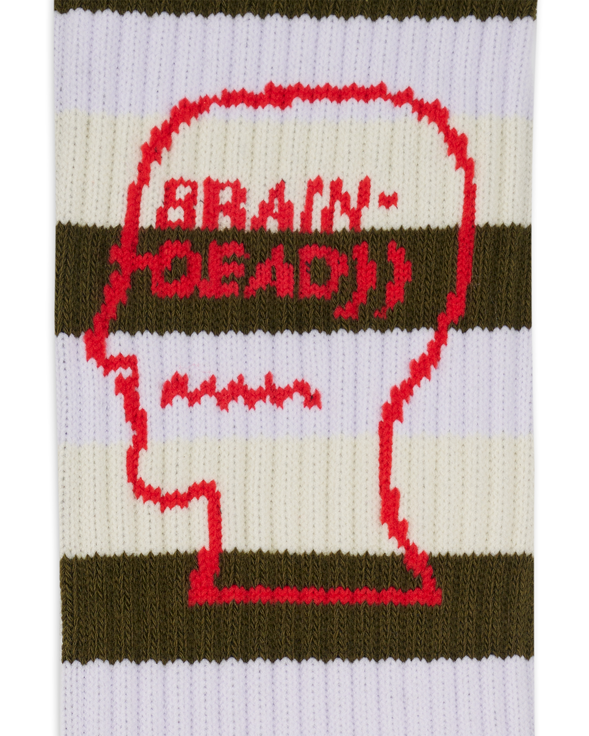 Striped Logo Head Socks