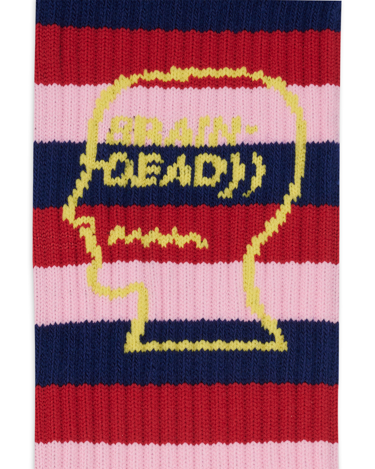 Striped Logo Head Socks