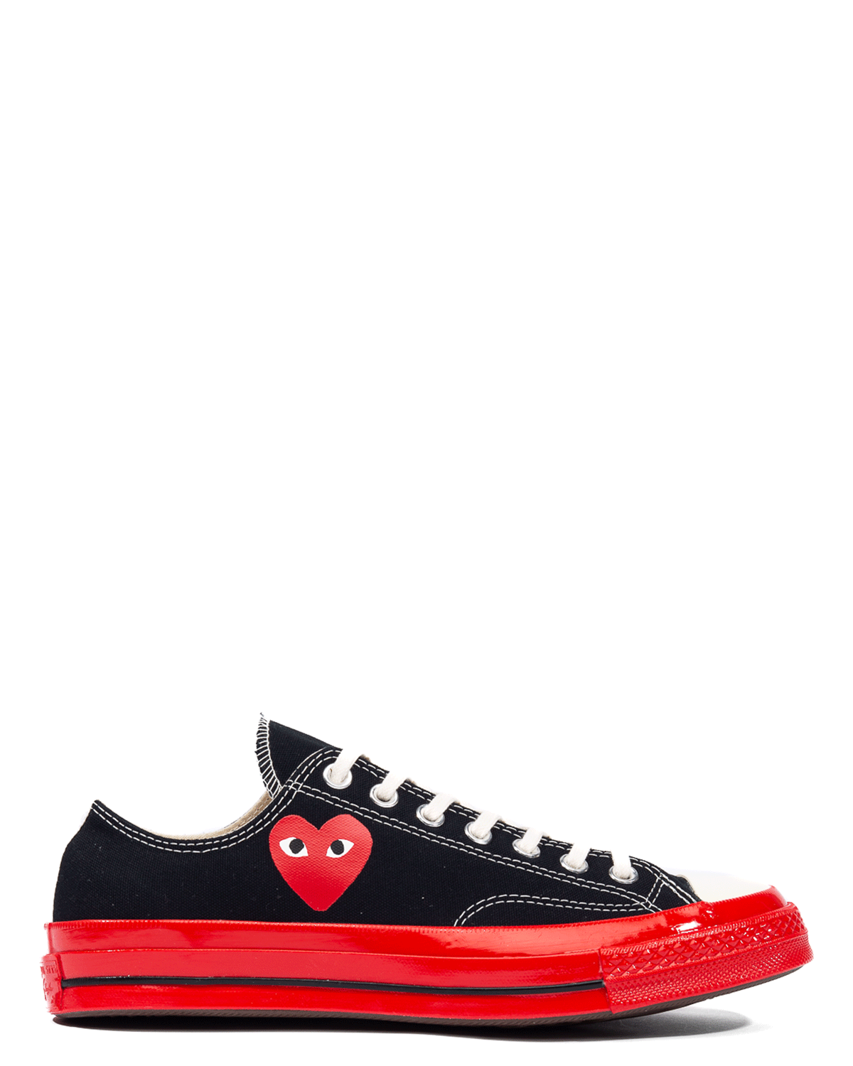PLAY Chuck 70 Red Sole Low Black