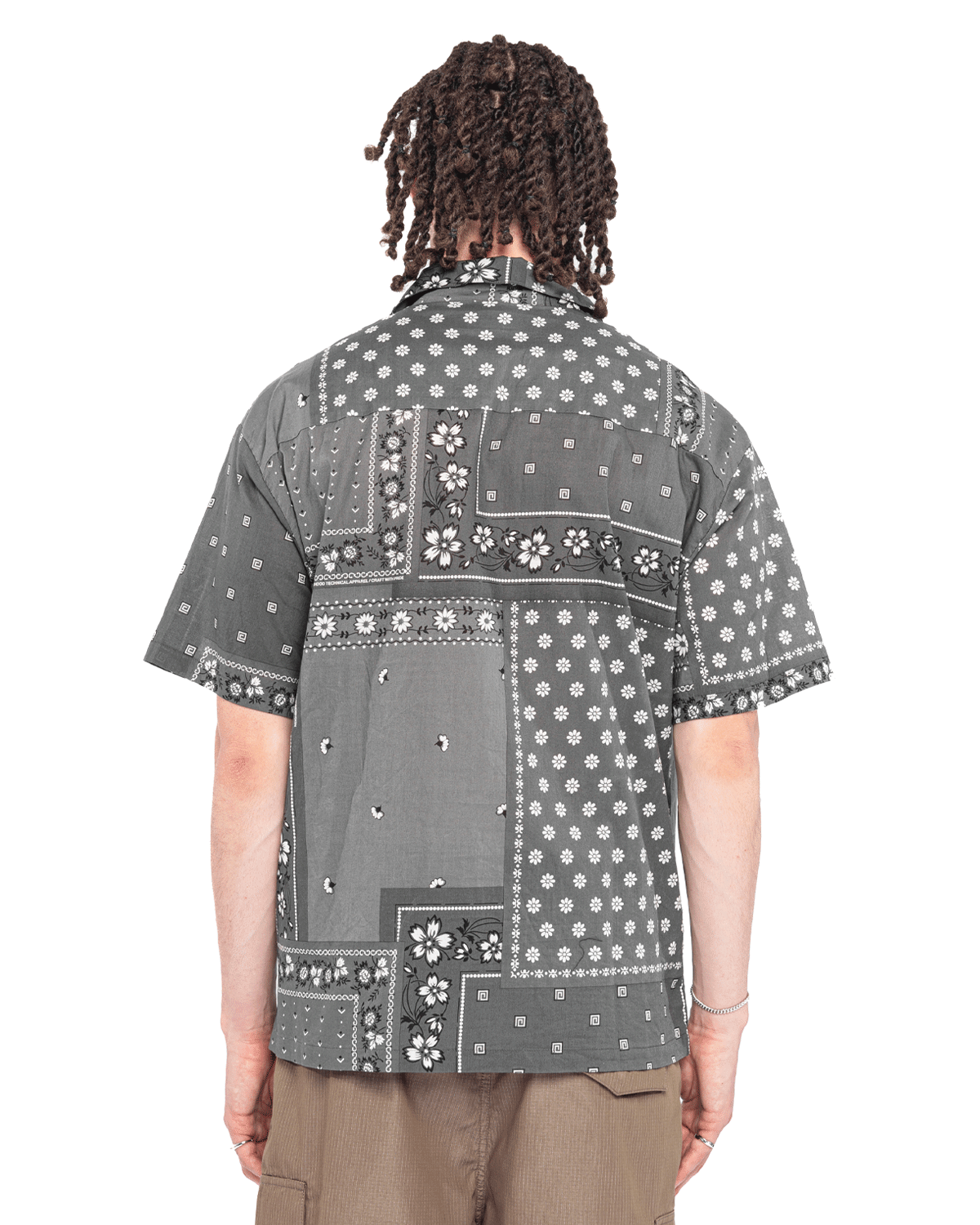 BANDANA CHOPPED / C-SHIRT . SS Gray