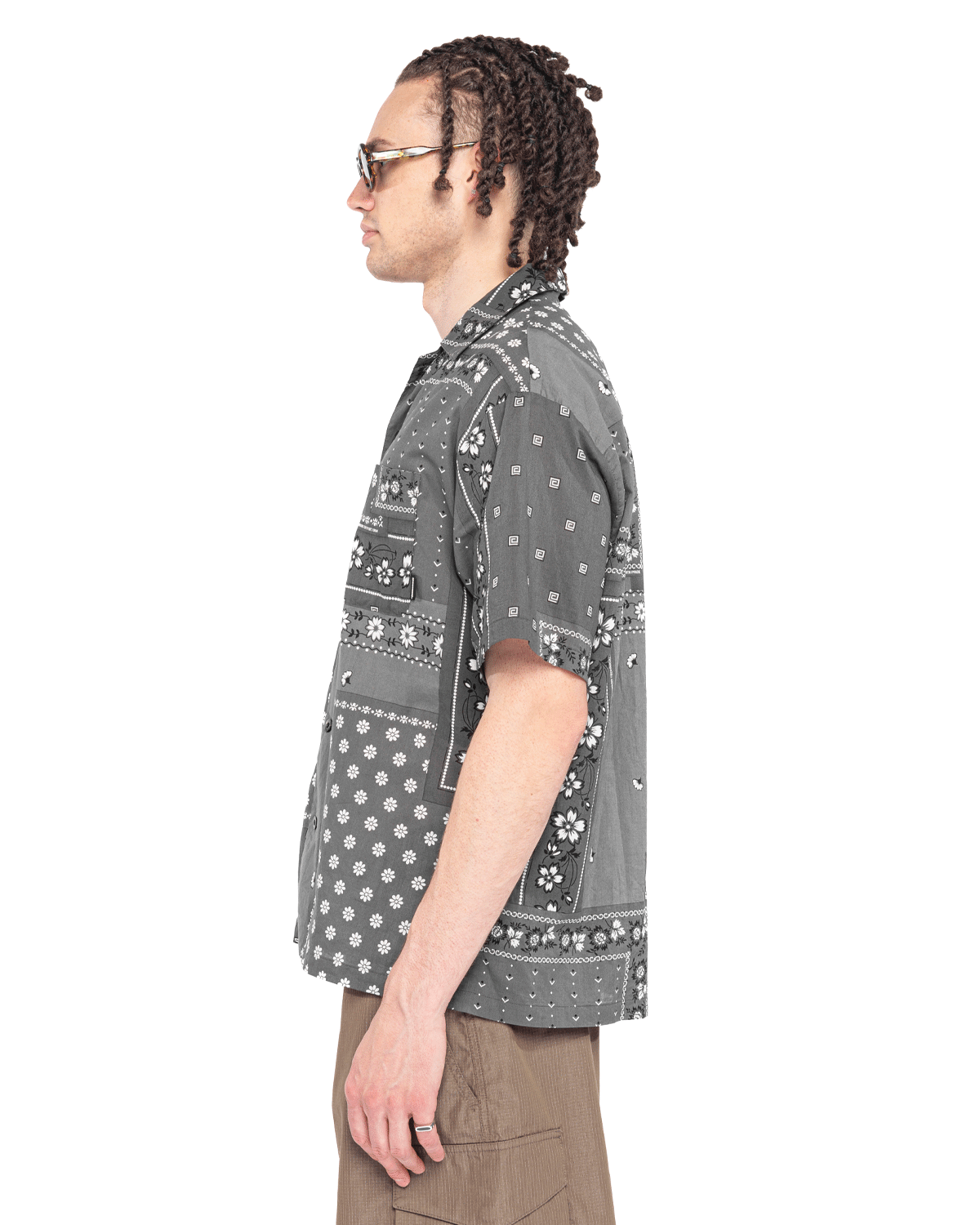 BANDANA CHOPPED / C-SHIRT . SS Gray