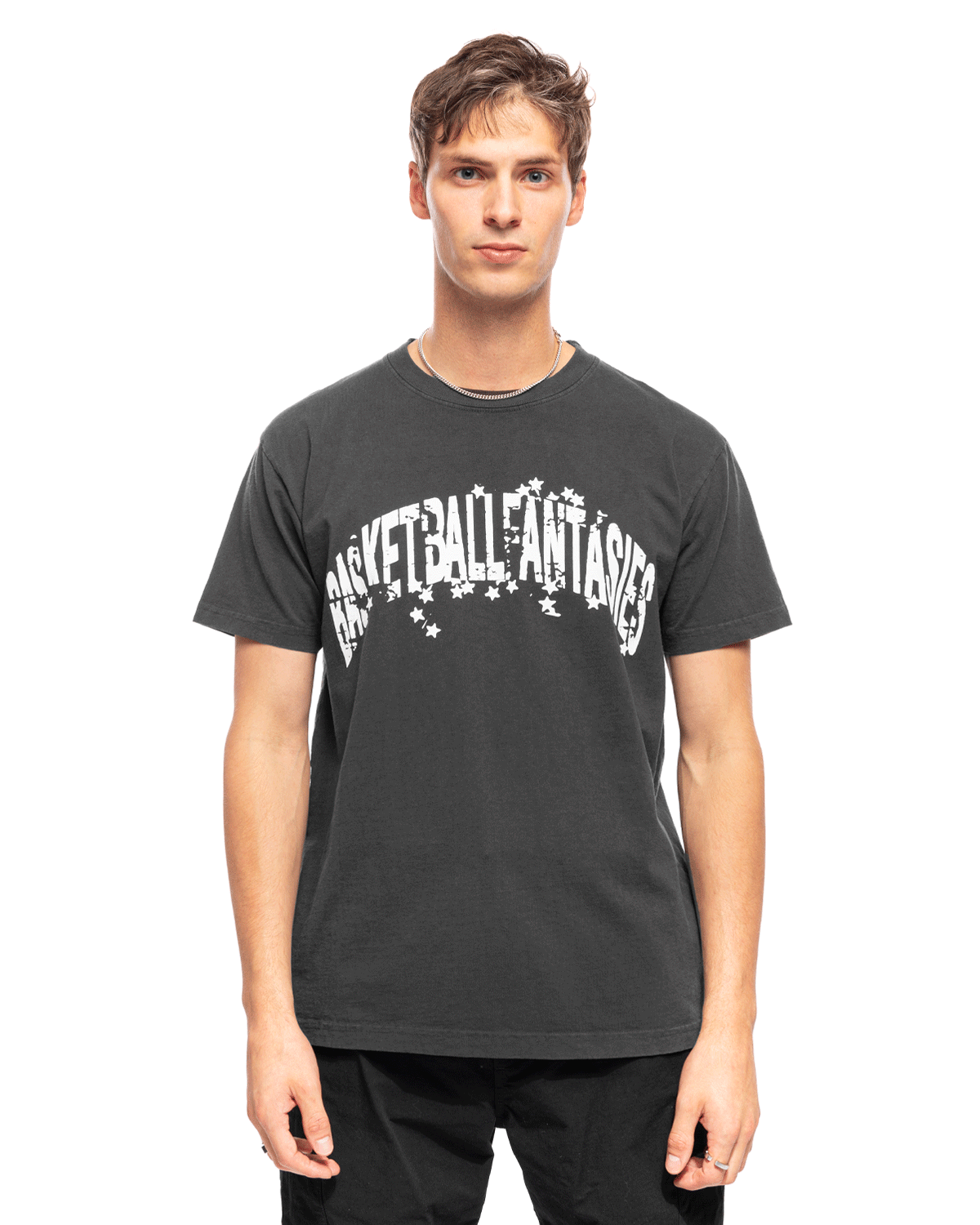 Basketball Fantasies Short Sleeve T-Shirt Washed Black
