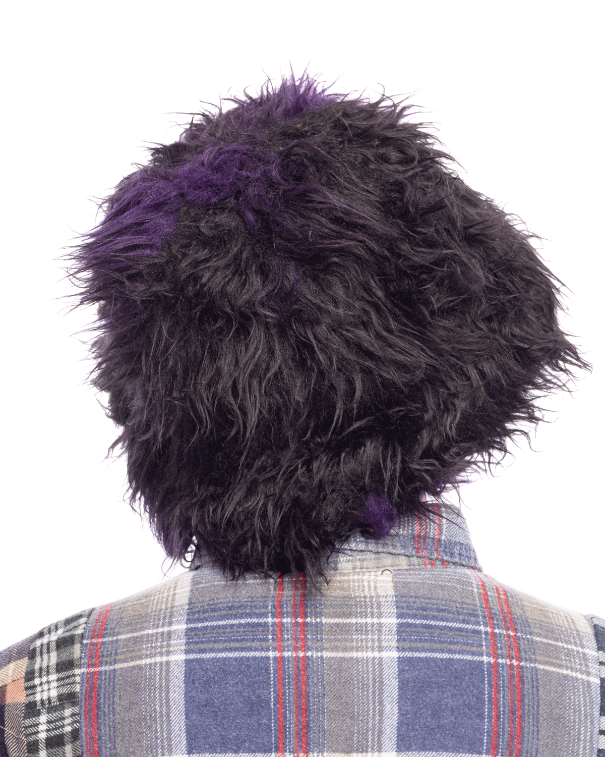 Bermuda Hat Acrylic Fur Blurred Dot Black