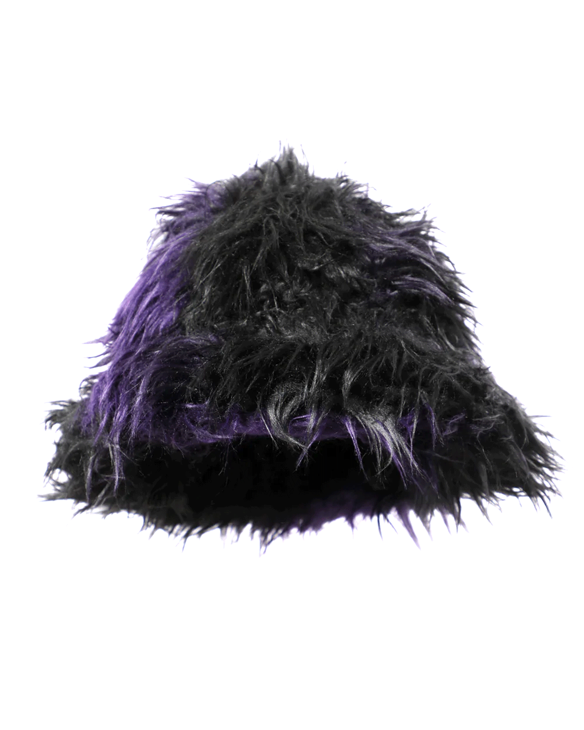 Bermuda Hat Acrylic Fur Blurred Dot Black