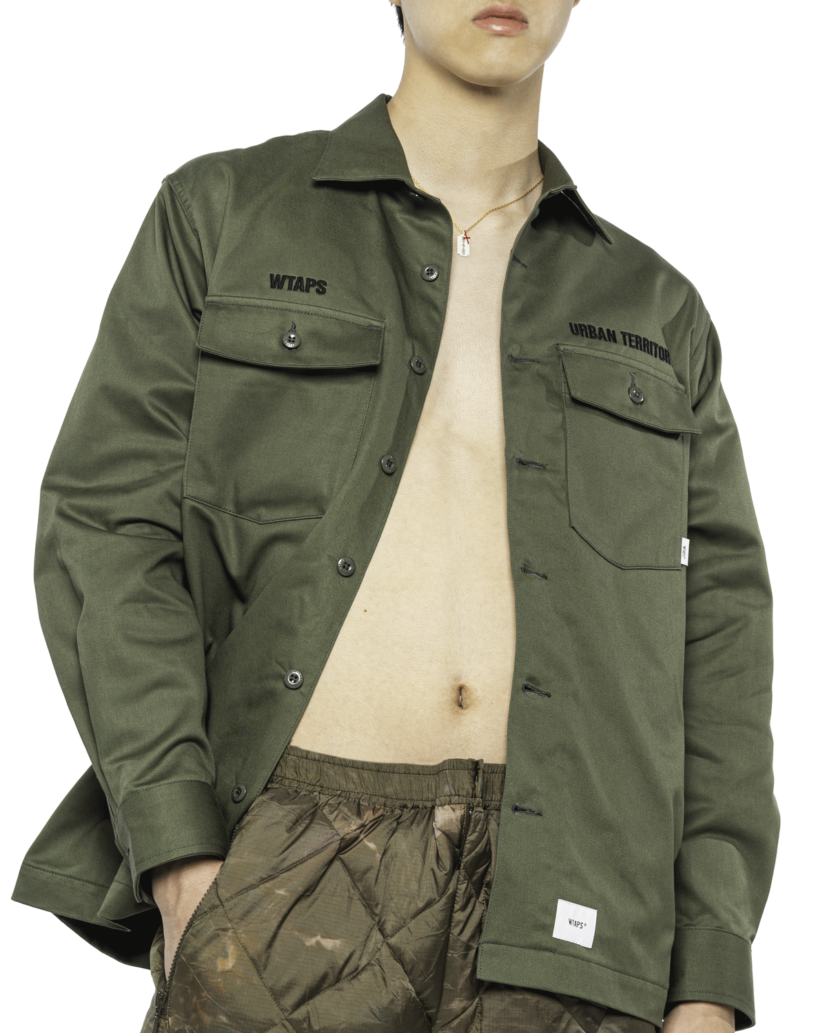 WTAPS 21ss WTAPS BUDS / LS COTTON TWILL-