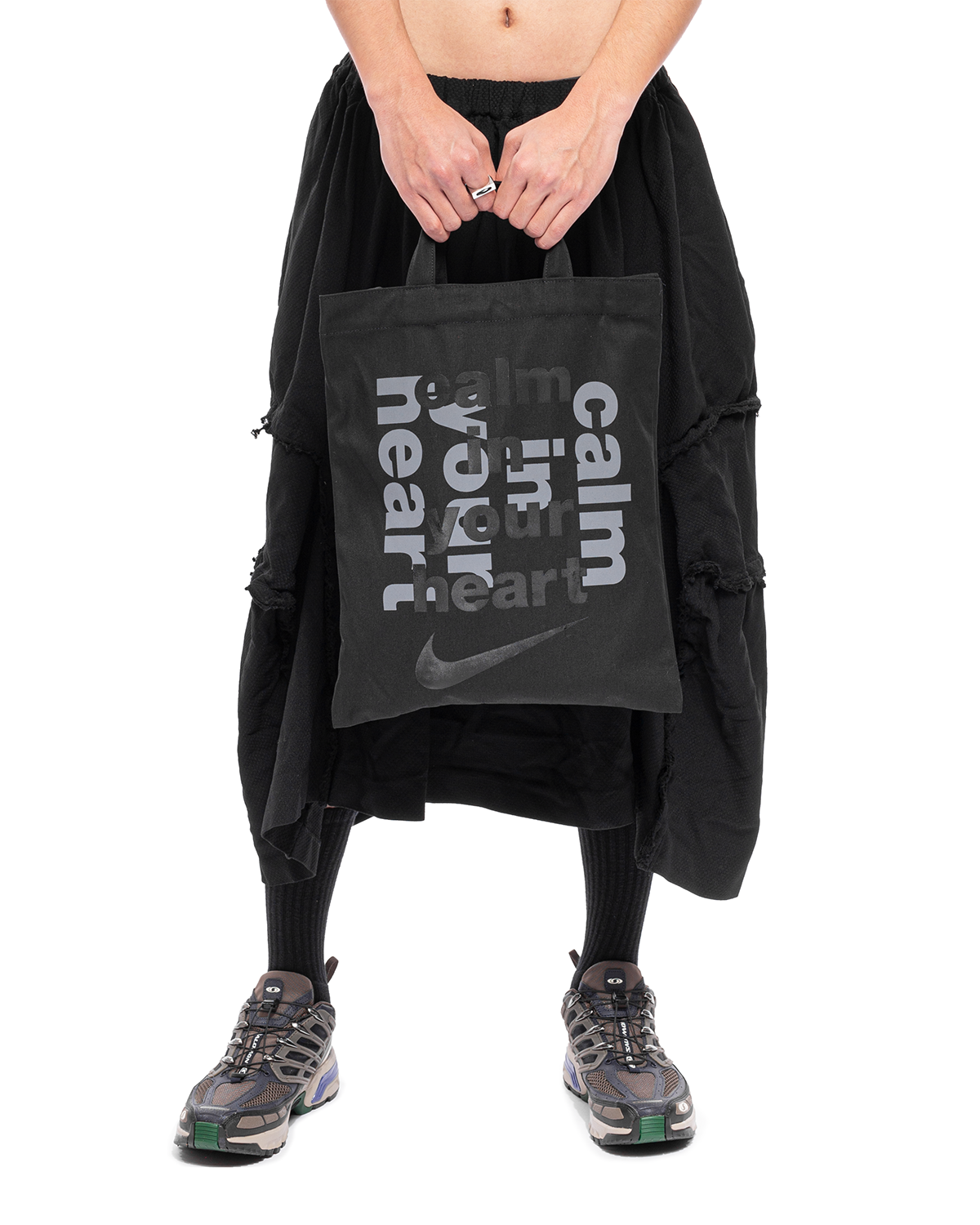 CDG x Nike Calm Tote Bag Black