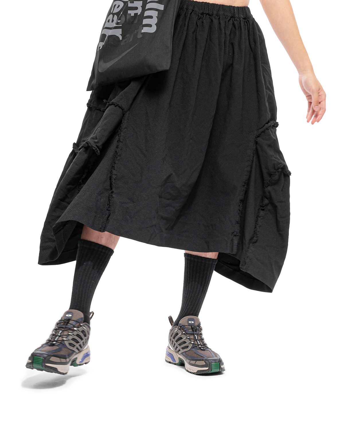 CDG Parachute Skirt Black