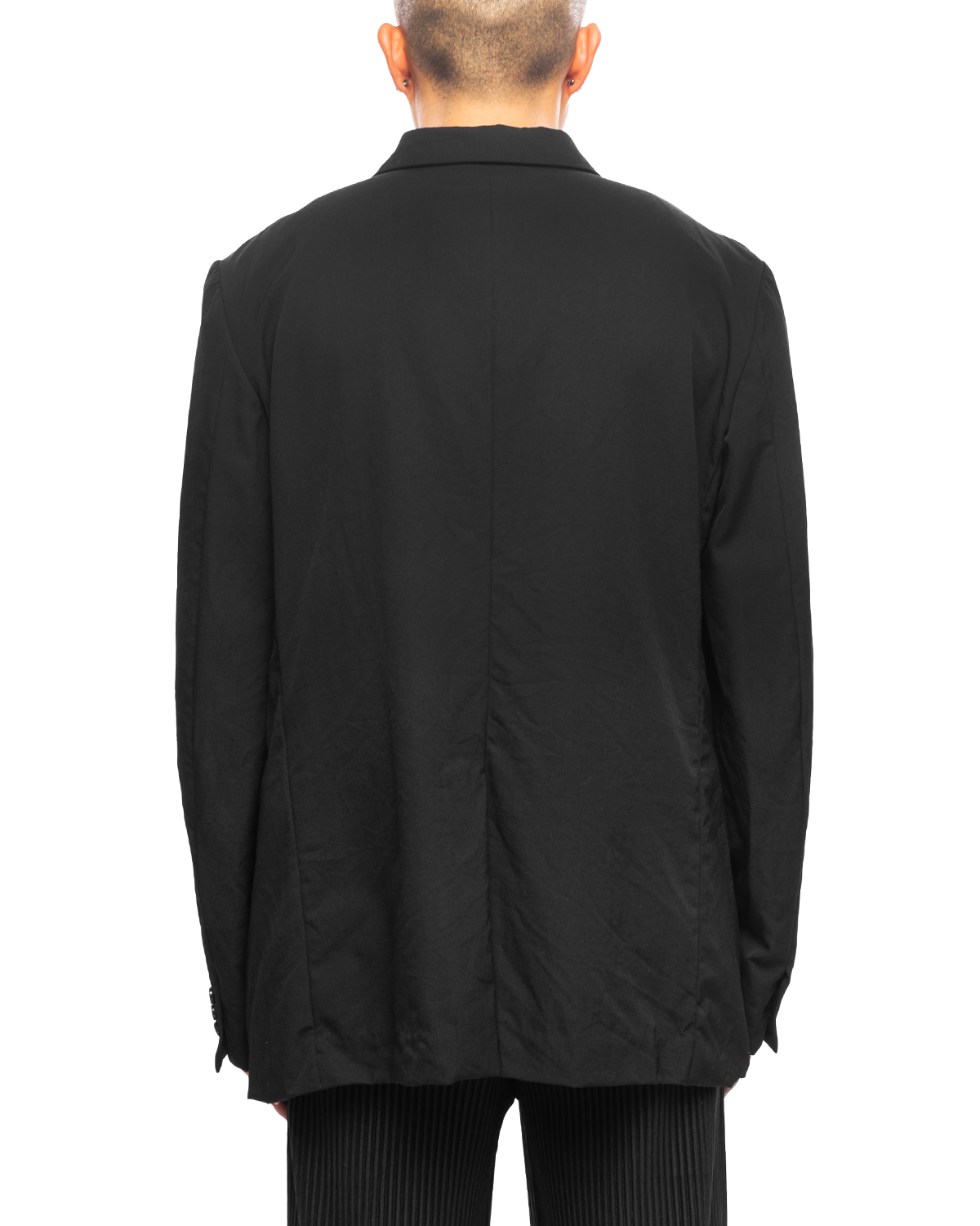 CDG Tailored Patchwork Jacket Black