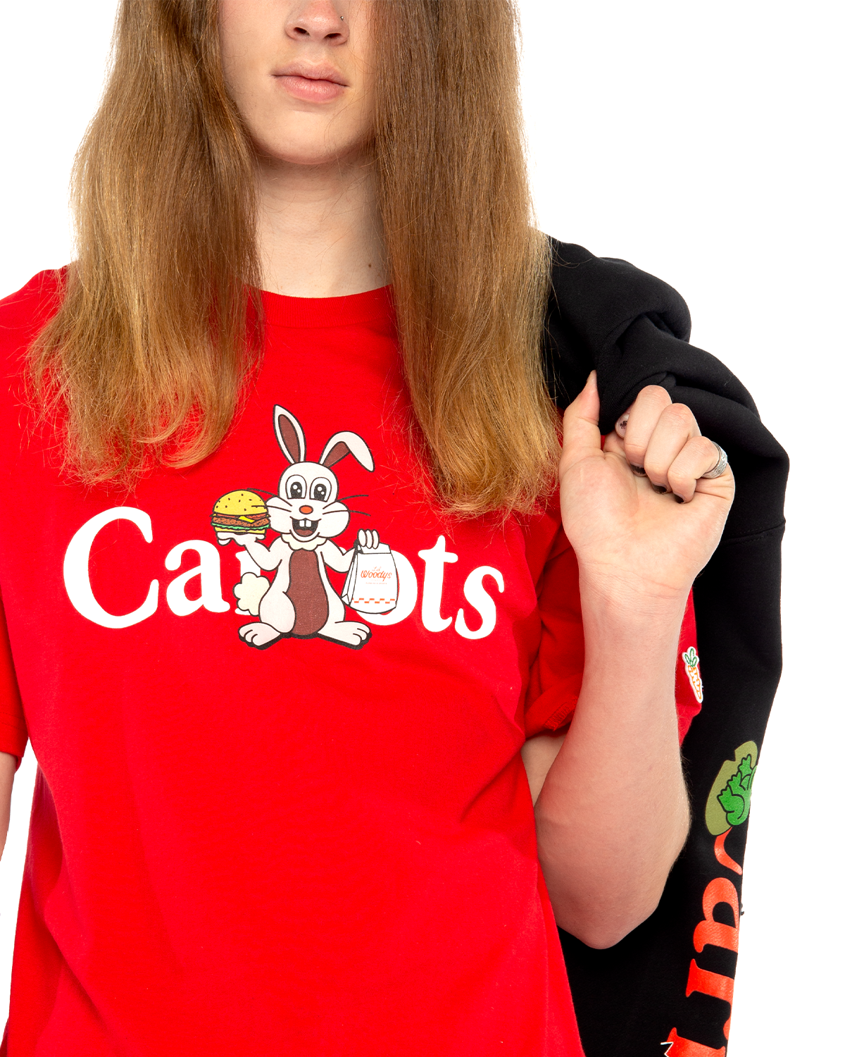 LIKELIHOOD x Freddie Gibbs Rabbit Wordmark Tee Red