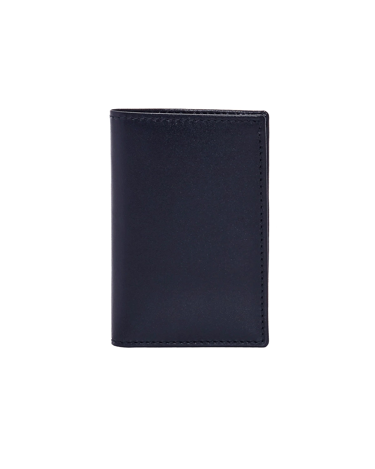 Classic Leather Slim Wallet Navy