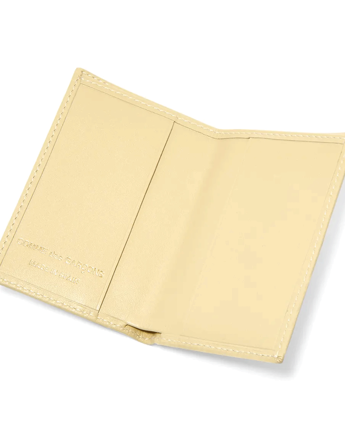 Classic Leather Slim Wallet Off-White
